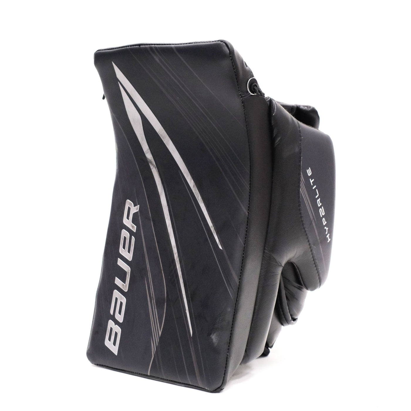 Bauer Vapor HyperLite2 Senior Goalie Blocker Black / Silver Regular - USED #6 - TheHockeyShop.com