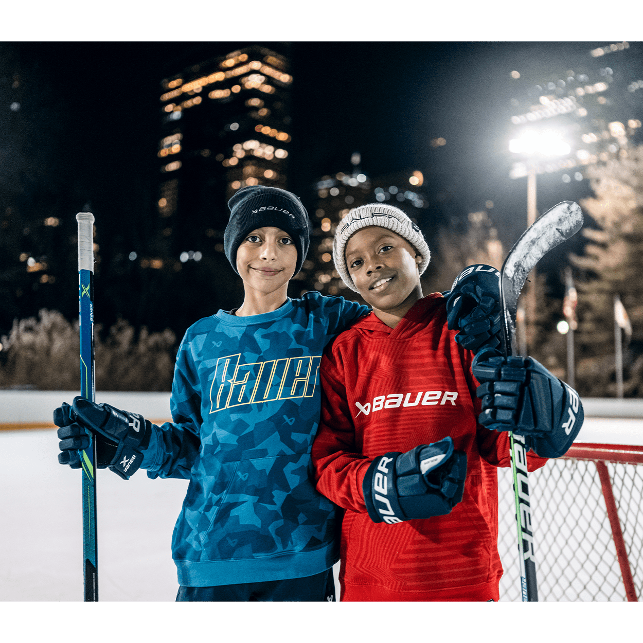 Bauer French Terry Youth Crew Shirt - TheHockeyShop.com