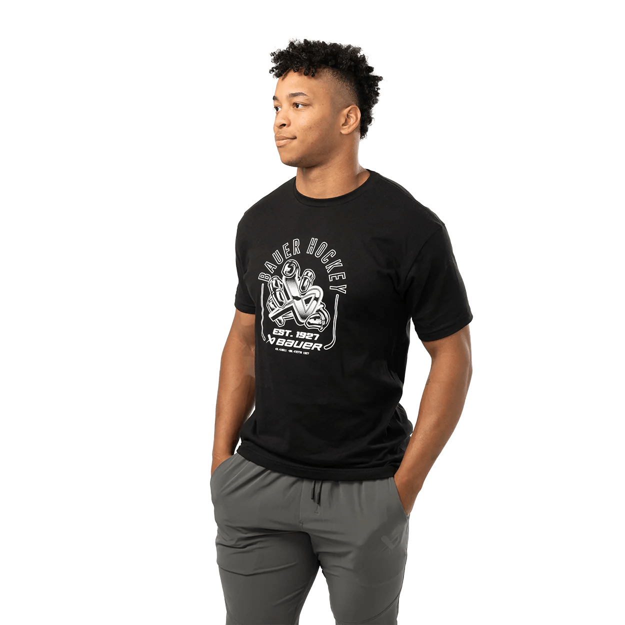 Bauer Icon Grab Shortsleeve Mens Shirt - TheHockeyShop.com