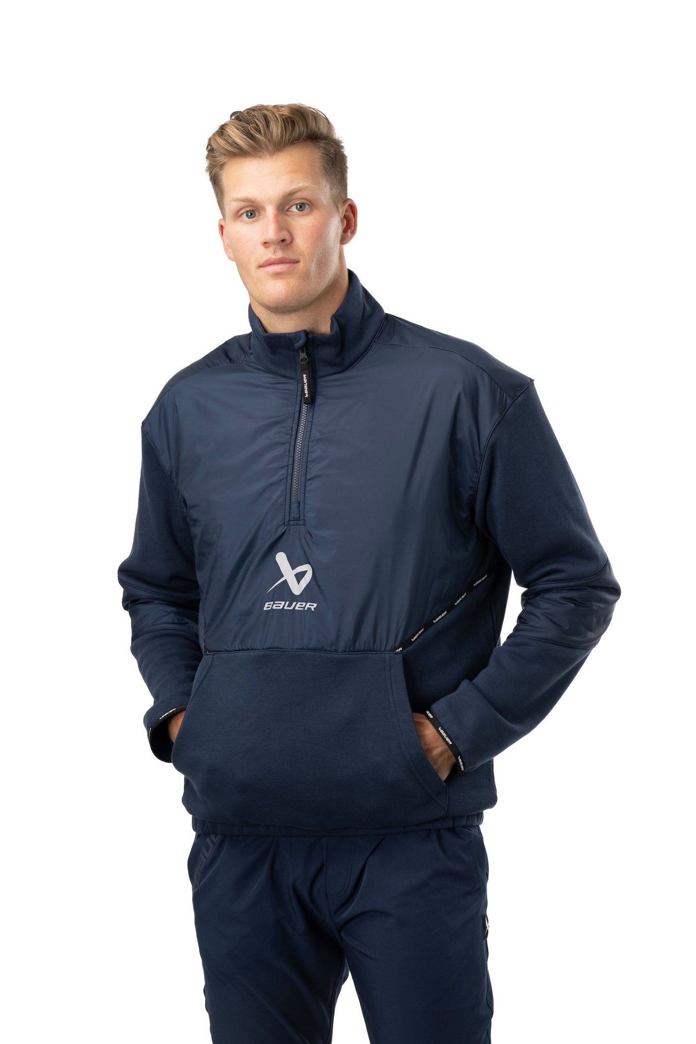 Bauer S24 Team 1/2 Zip Pullover Senior - TheHockeyShop.com