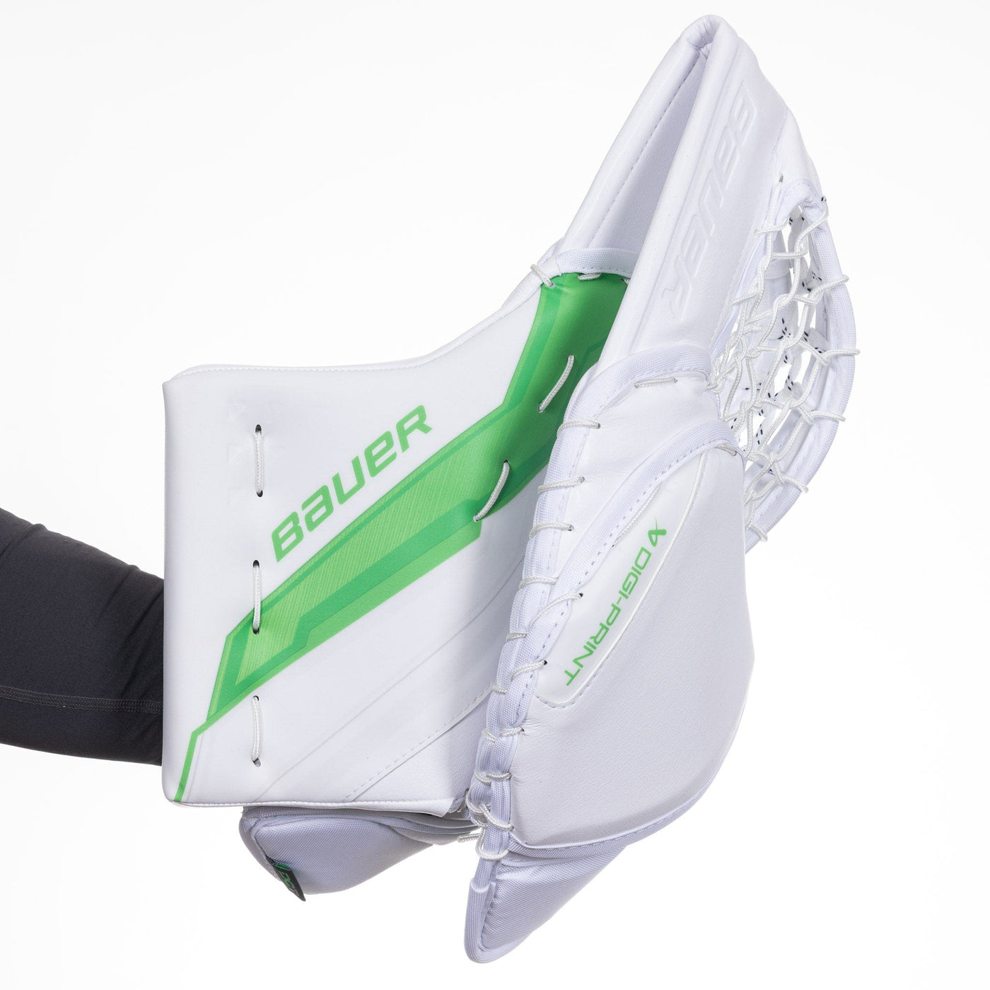 Bauer Supreme Mach Pro Stock Senior Goalie Catcher - DigiPrint Jake Oettinger - TheHockeyShop.com