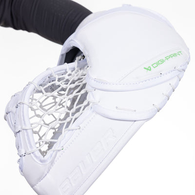 Bauer Supreme Mach Pro Stock Senior Goalie Catcher - DigiPrint Jake Oettinger - TheHockeyShop.com