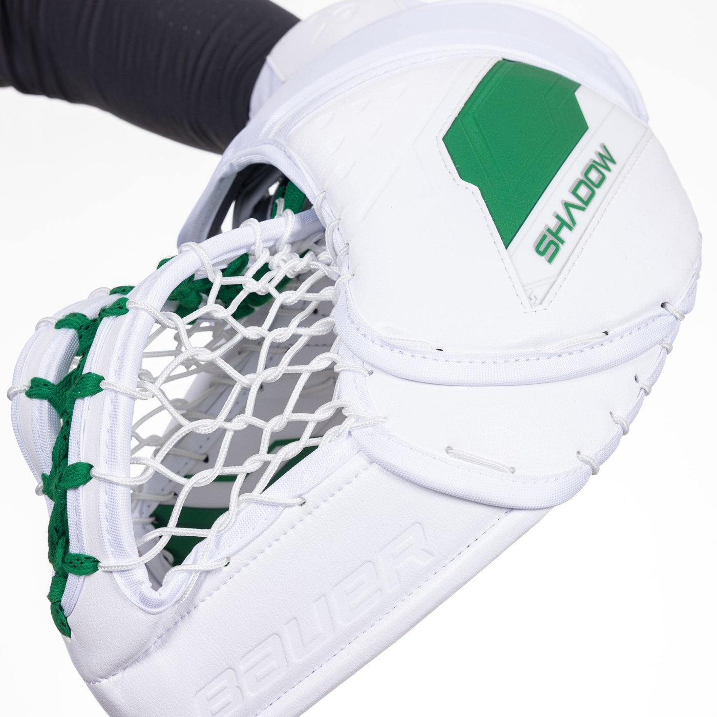 Bauer Supreme Shadow Pro Stock Senior Goalie Catcher - Jake Oettinger - TheHockeyShop.com