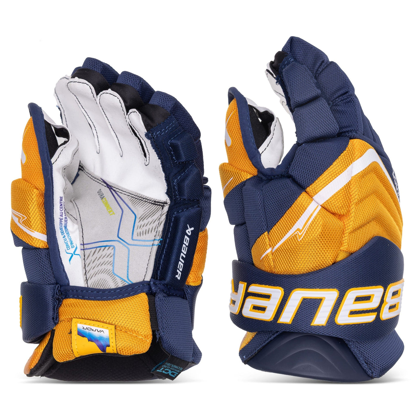 Bauer Vapor FlyLite Intermediate Hockey Gloves - TheHockeyShop.com