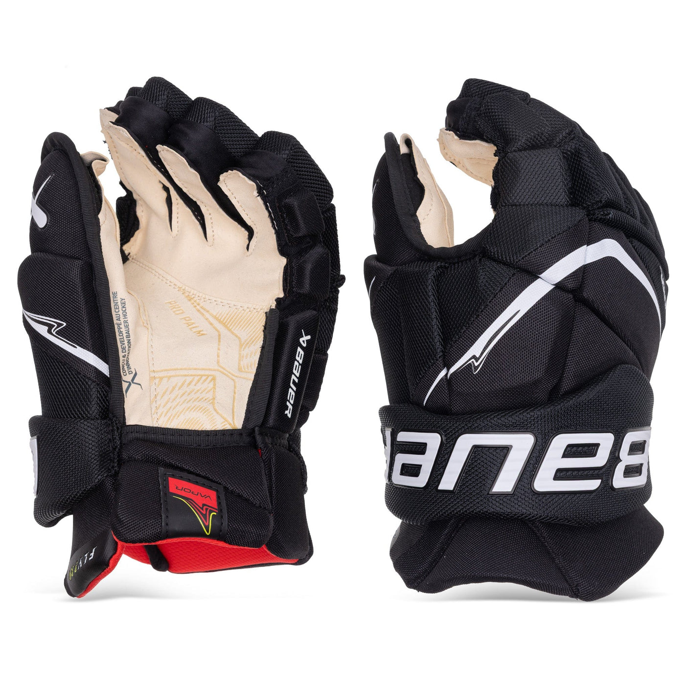 Bauer Vapor FlyPro Intermediate Hockey Gloves - TheHockeyShop.com