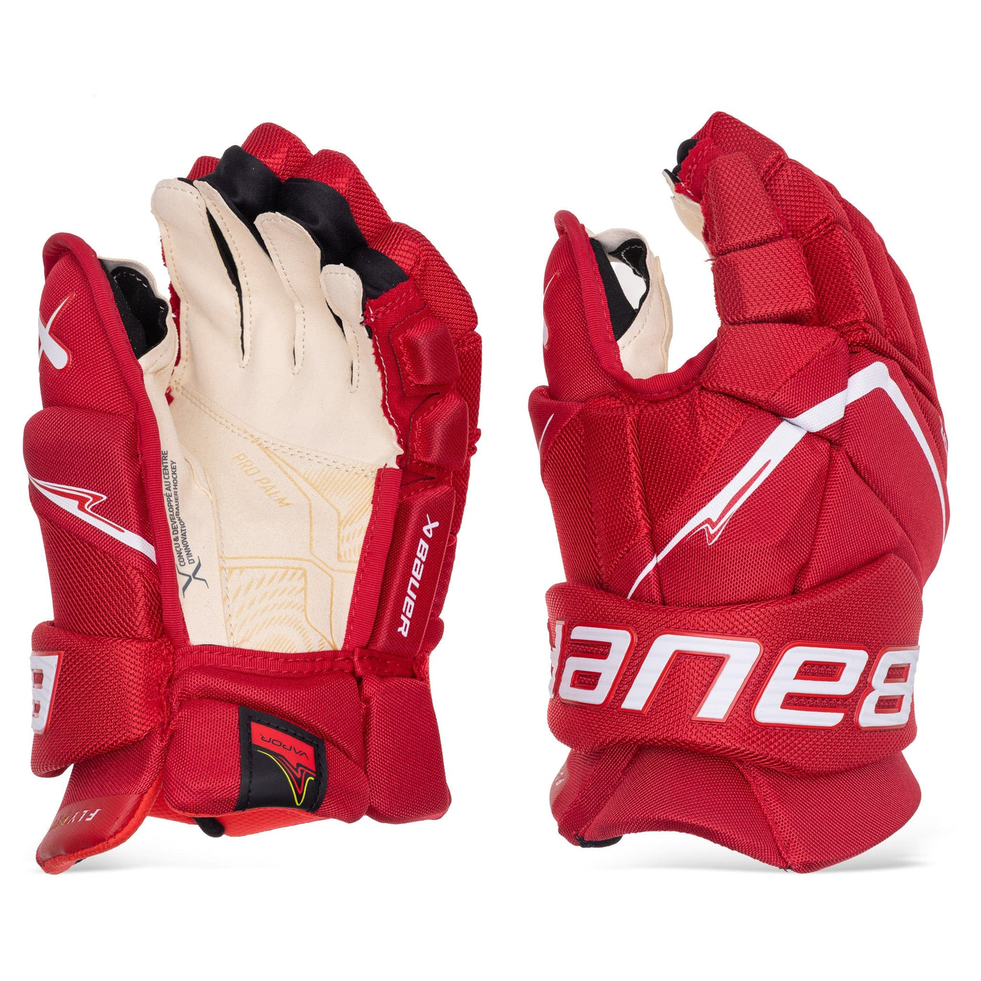 Bauer Vapor FlyPro Intermediate Hockey Gloves - TheHockeyShop.com