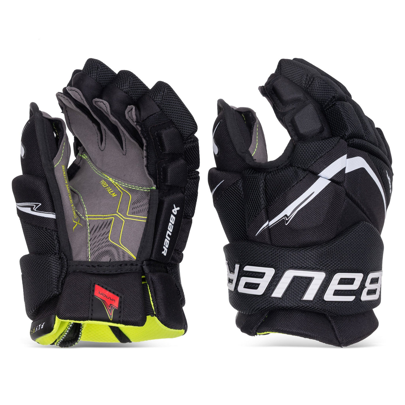Bauer Vapor FlyPro Junior Hockey Gloves - TheHockeyShop.com