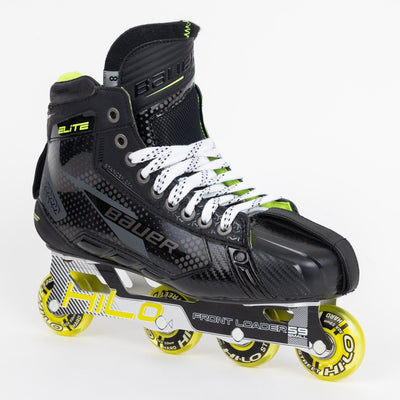 Bauer Elite Intermediate Roller Hockey Goalie Skates - TheHockeyShop.com