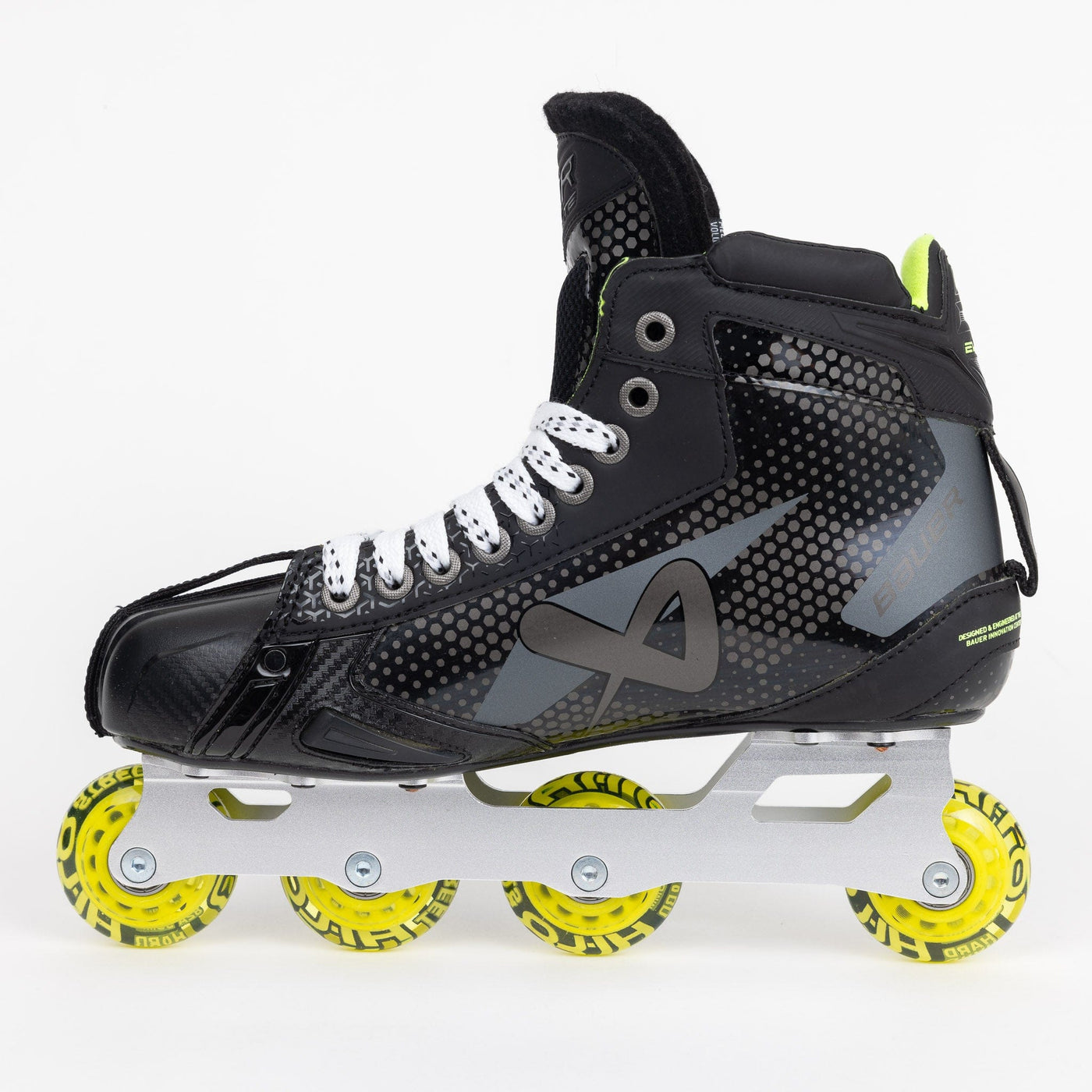 Bauer Elite Intermediate Roller Hockey Goalie Skates - TheHockeyShop.com