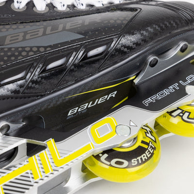 Bauer Elite Intermediate Roller Hockey Goalie Skates - TheHockeyShop.com