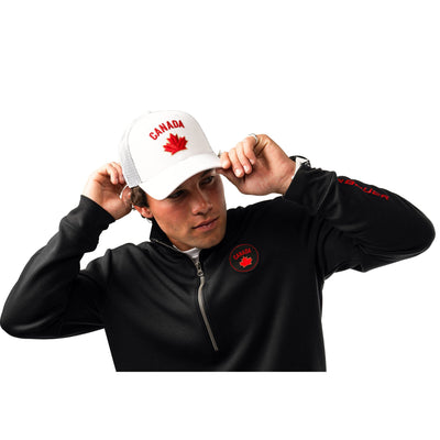 Bauer Hockey Canada Adjustable Hat - White - TheHockeyShop.com