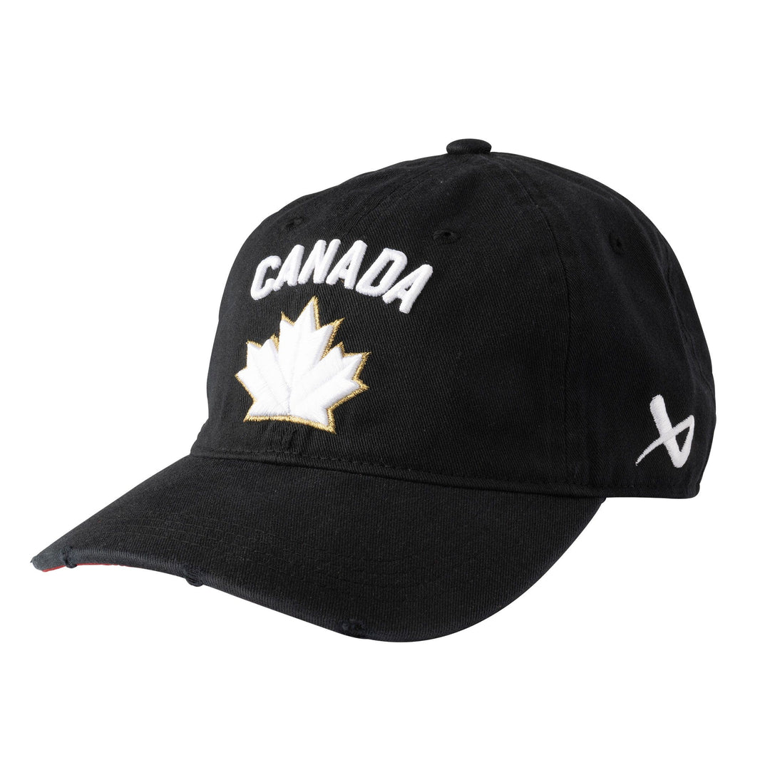 【HOCKEY】HOCKEY EMBOSSED HAT BLACK Hockey Embossed Black Leather Hat - LoCo Skate Shop