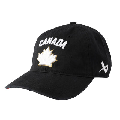 Bauer, Bauer Hockey, Hockey Canada, Distressed Hat, Bauer Distressed Hat, Bauer Hockey Canada Distressed Hat, Hockey Canada Distressed Hat, Team Canada, Team Canada Distressed Hat, Bauer Team Canada, Hockey Canada Apparel, Team Canada Apparel