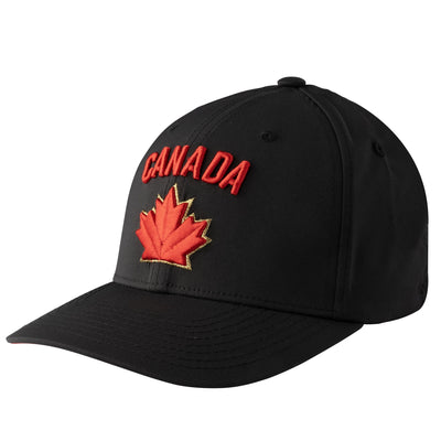 Bauer Hockey Canada Elastafit Hat - Black - TheHockeyShop.com