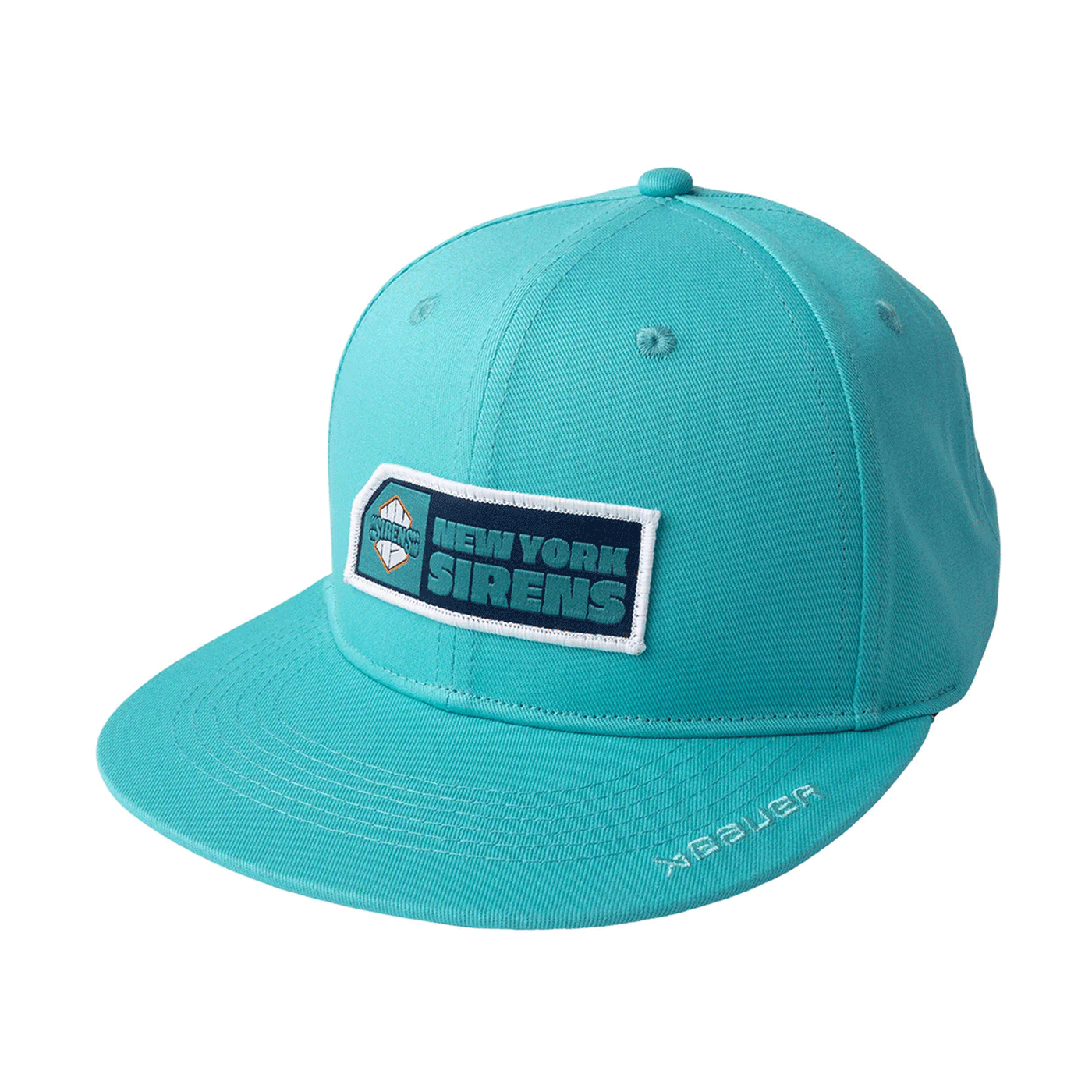 Bauer Hats Bauer PWHL Flatbrim Youth Snapback Hat - New York Sirens OSFM / Teal - TheHockeyShop