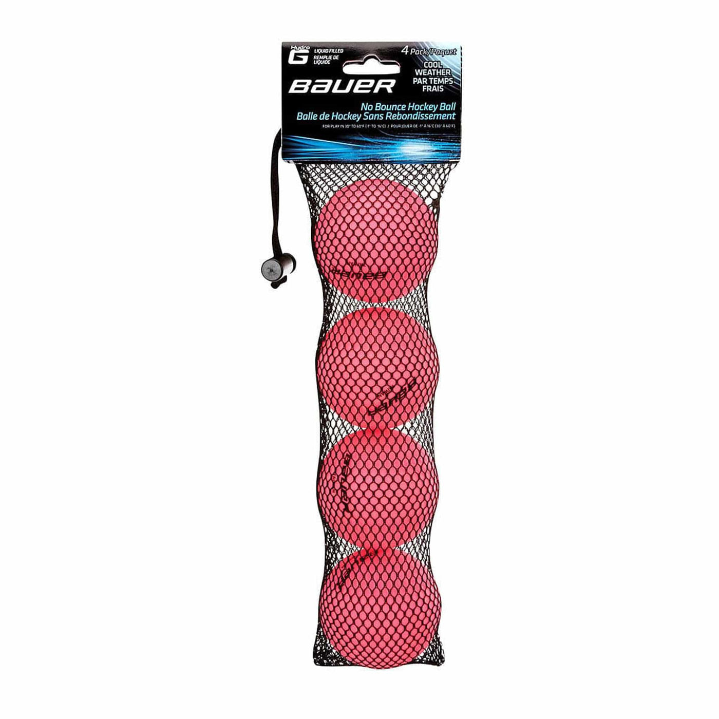 Bauer Hydro-G Liquid Filled No Bounce Hockey Balls (4-Pack) - The Hockey Shop Source For Sports