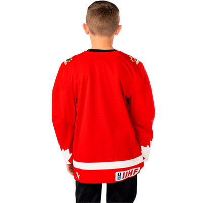 Bauer Hockey Canada Replica Junior Jersey - Red - TheHockeyShop.com