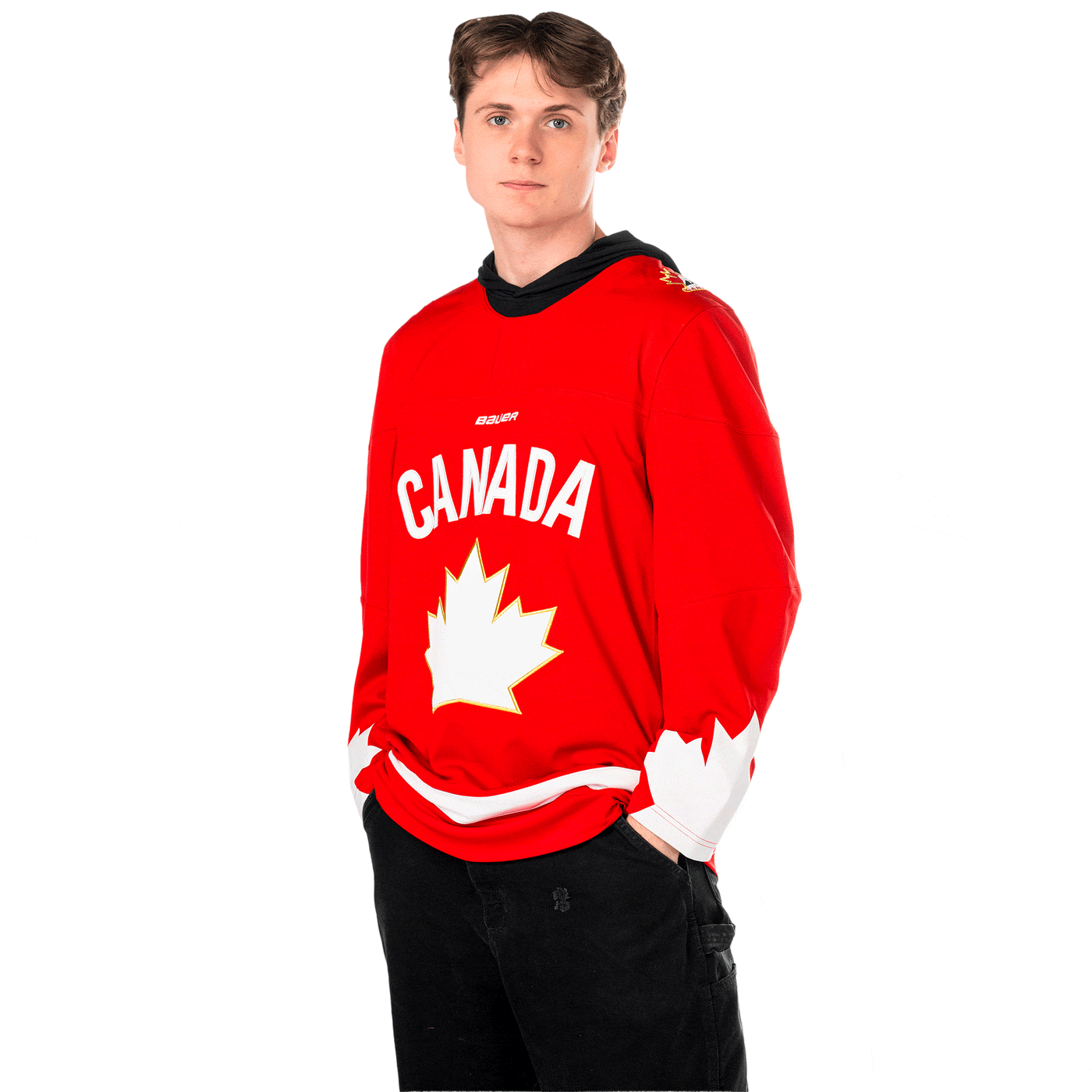 Bauer Hockey Canada Replica Senior Jersey - Red - TheHockeyShop.com