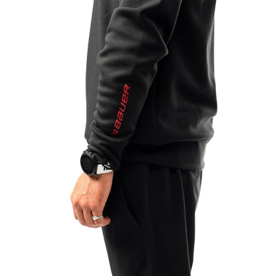 Bauer Hockey Canada Envoy 1/2 Zip Hoody - Black - TheHockeyShop.com