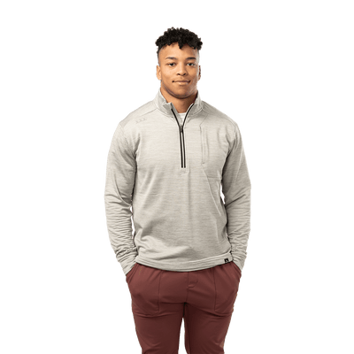 Bauer FLC Textured Half Zip Mens Hoody - TheHockeyShop.com