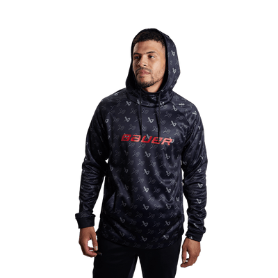 Bauer Logo Repeat Mens Hoody - Blue - The Hockey Shop Source For Sports