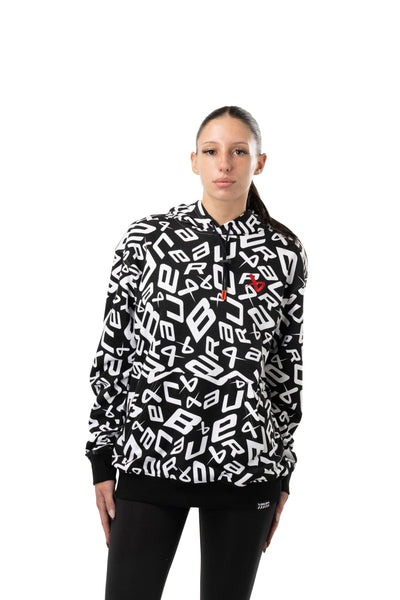 Bauer Scramble Hoody - Black / White - TheHockeyShop.com