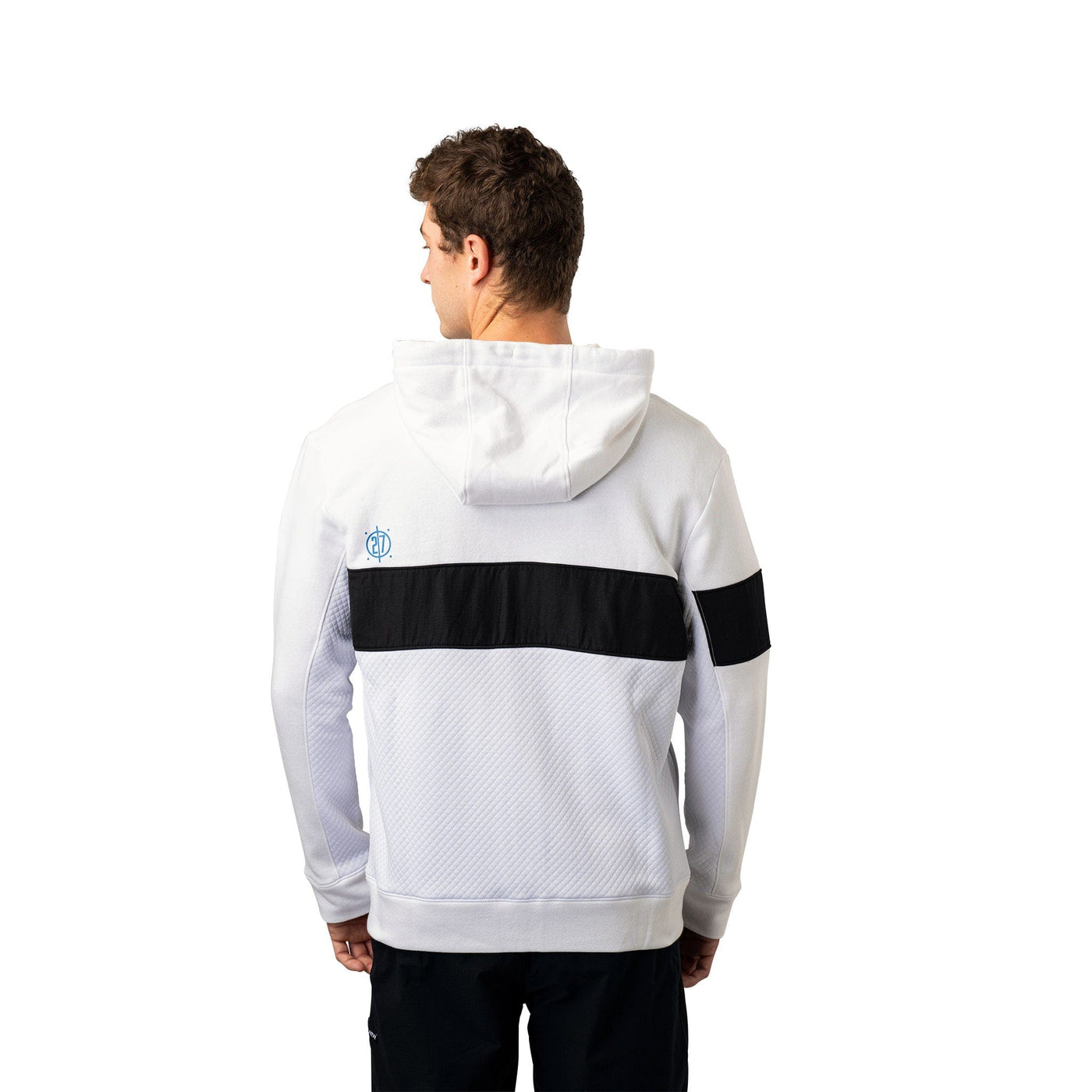 Bauer Textured FullZip Hoodie - White - TheHockeyShop.com