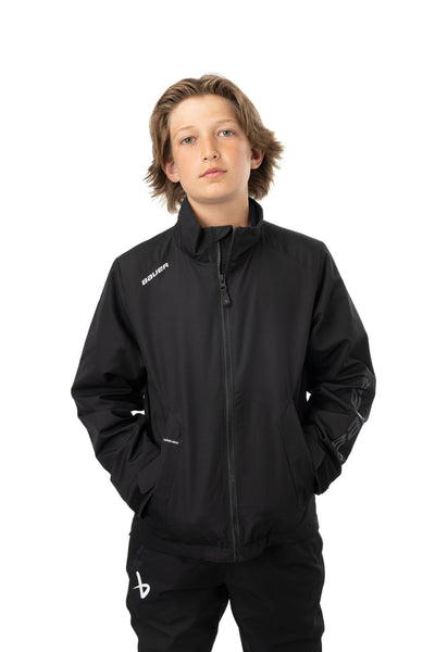 Bauer Team Lightweight Junior Jacket - Black - TheHockeyShop.com