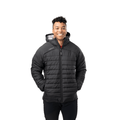 Bauer Jackets S24 Bauer Team Senior Puffer Jacket Black / M - TheHockeyShop