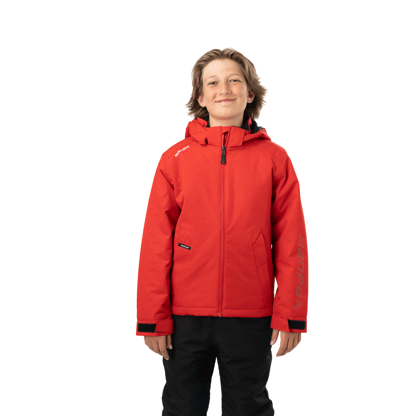 Bauer Jackets S24 Bauer Team Youth Heavyweight Jacket Red / M - TheHockeyShop