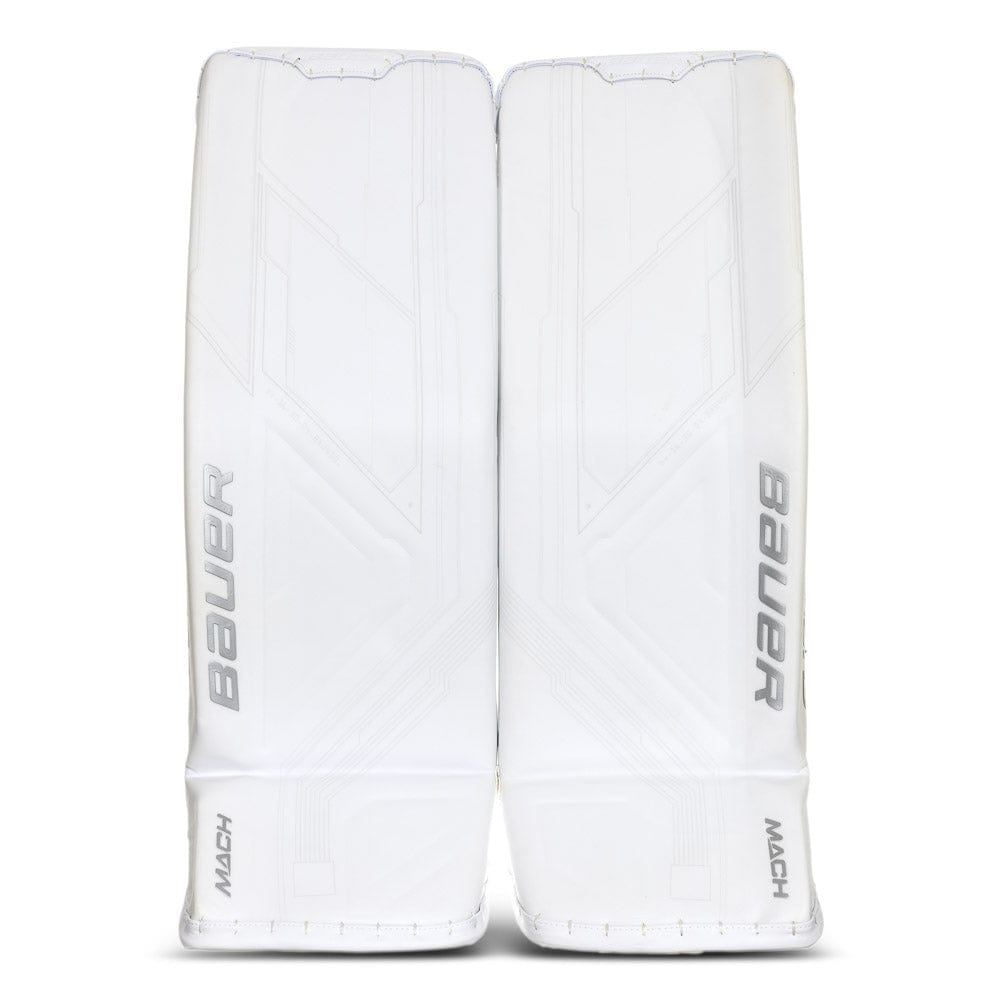 Bauer Supreme Mach Pro Stock Senior Goalie Leg Pads - Elvis Merzlikins - TheHockeyShop.com