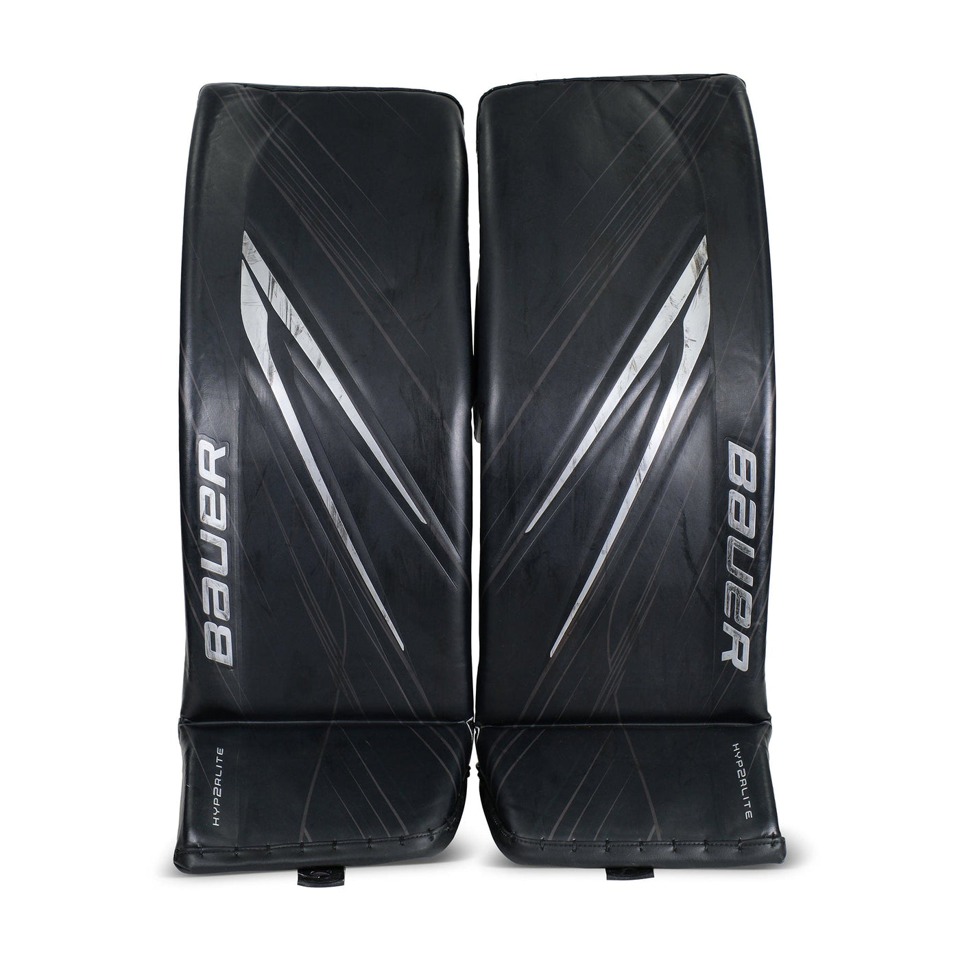Bauer Vapor HyperLite2 Senior Goalie Leg Pads Black L - USED #1 - TheHockeyShop.com