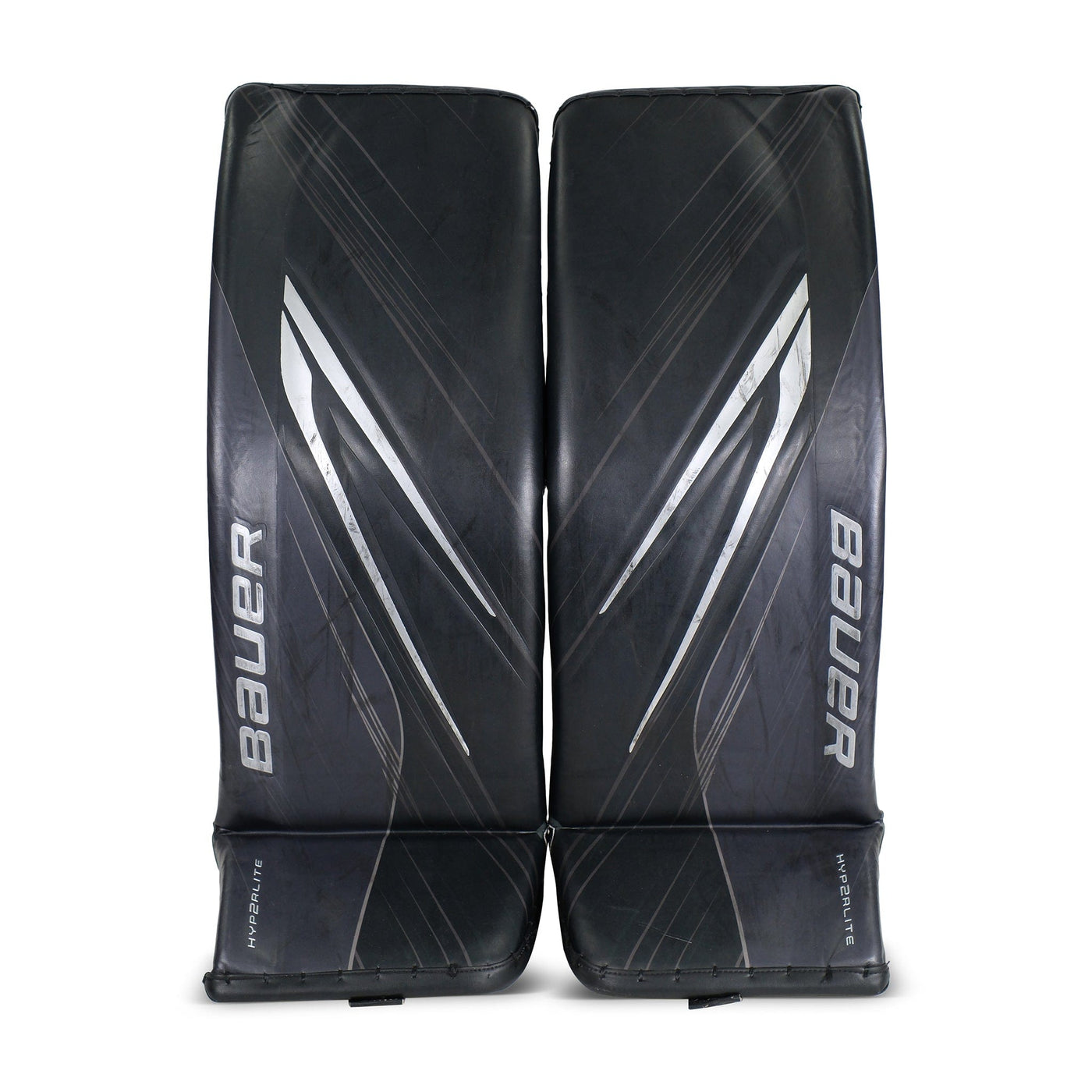 Bauer Vapor HyperLite2 Senior Goalie Leg Pads Black L - USED #2 - TheHockeyShop.com