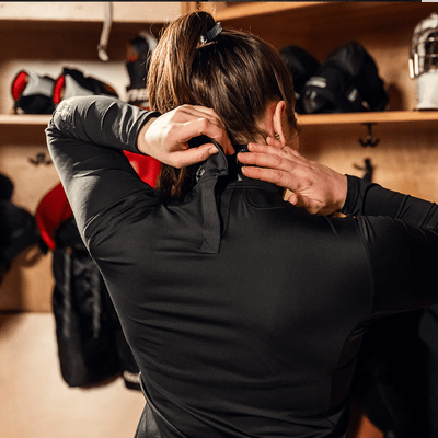 Bauer Pro NeckProtect Longsleeve Womens Neck Guard Shirt - TheHockeyShop.com