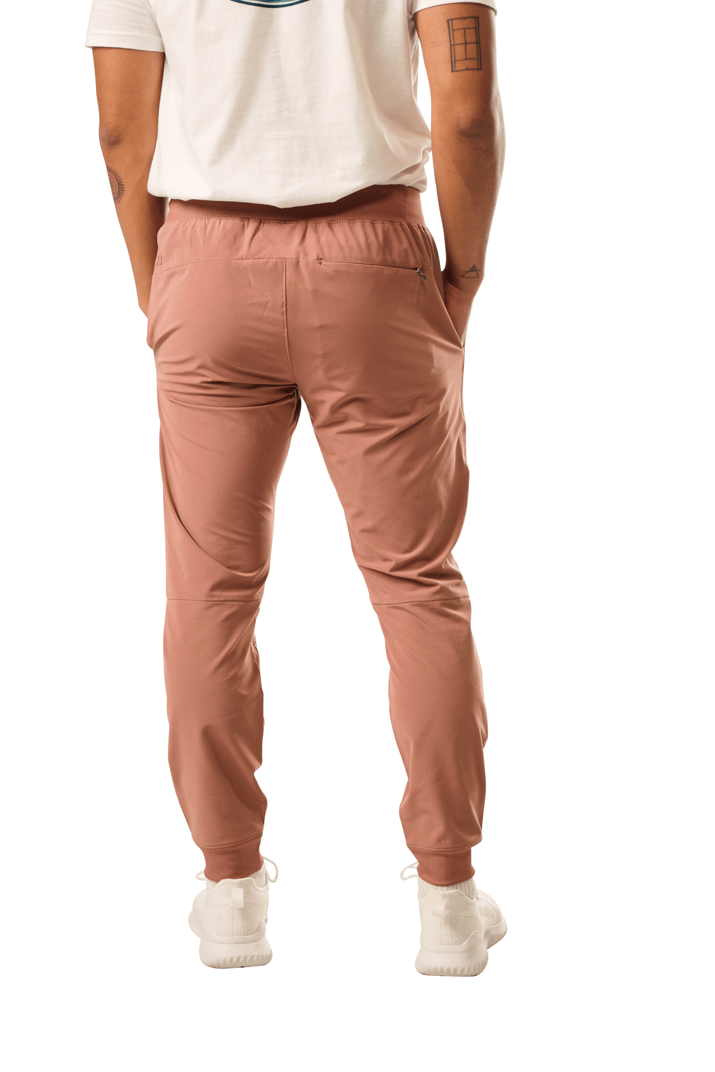 Bauer FLC Woven Jogger Pants - Clay - TheHockeyShop.com