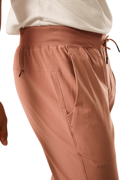 Bauer FLC Woven Jogger Pants - Clay - TheHockeyShop.com