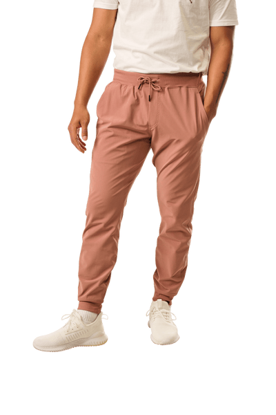 Bauer FLC Woven Jogger Pants - Clay - TheHockeyShop.com