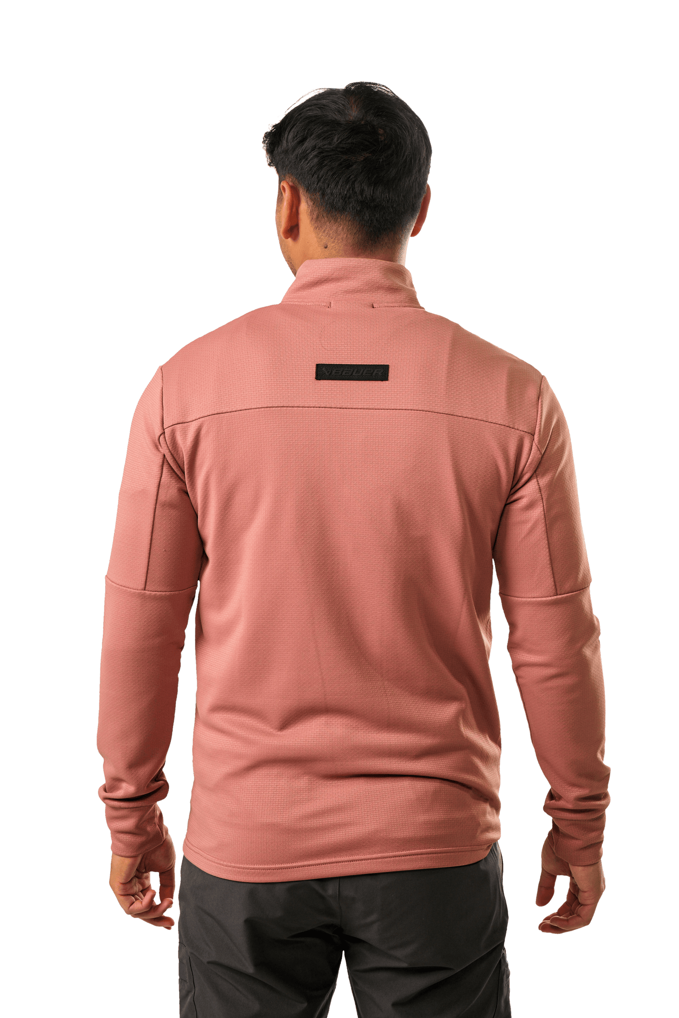 Bauer FLC 1/4 Zip Mens Hoody - Clay - TheHockeyShop.com