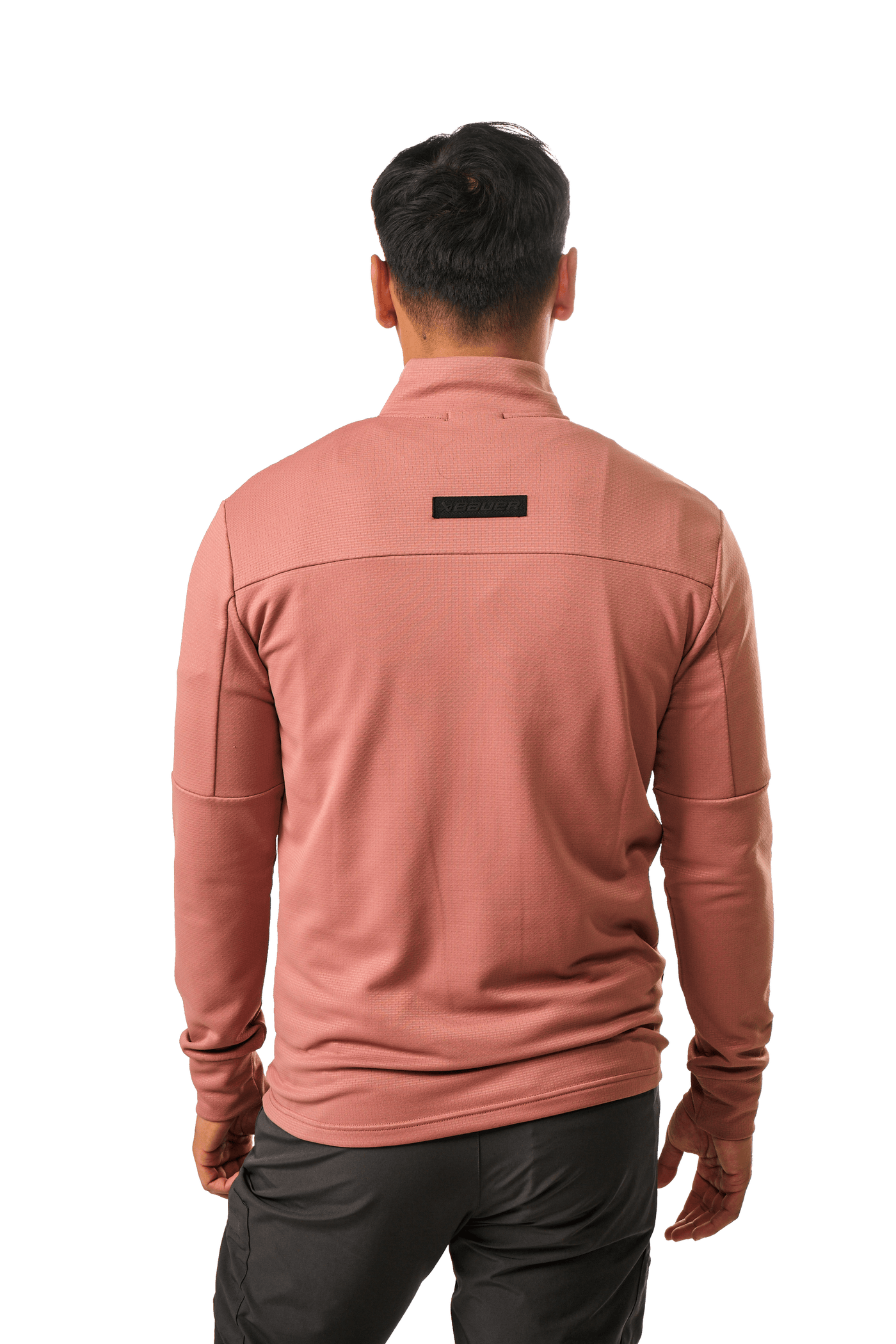 Bauer FLC 1/4 Zip Mens Hoody - Clay - TheHockeyShop.com
