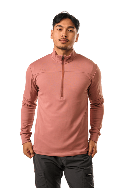Bauer FLC 1/4 Zip Mens Hoody - Clay - TheHockeyShop.com