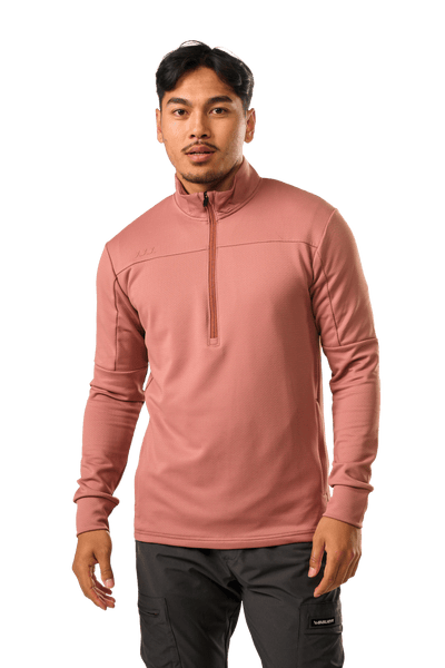 Bauer FLC 1/4 Zip Mens Hoody - Clay - TheHockeyShop.com