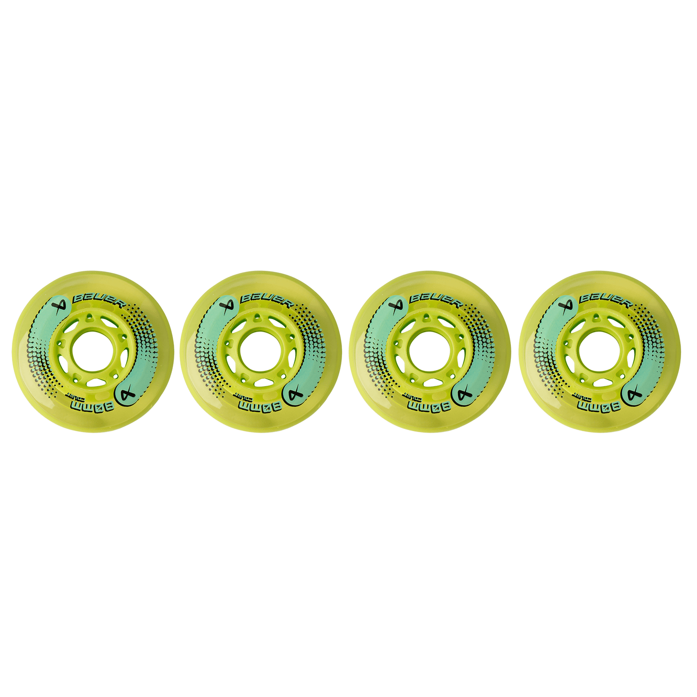 Bauer Court Roller Hockey Wheels (4 Pack) - TheHockeyShop.com