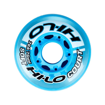 Bauer HI-LO Court Roller Hockey Wheels - Blue (76A) - TheHockeyShop.com