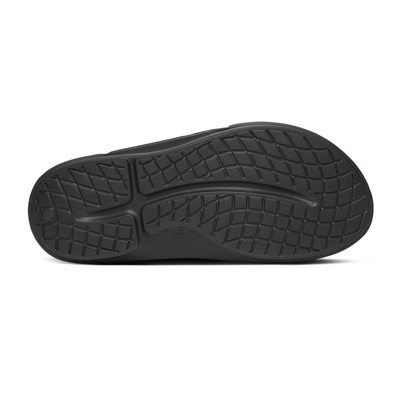 Bauer OOFOS Sport Flex Slide Sandals - Black - TheHockeyShop.com