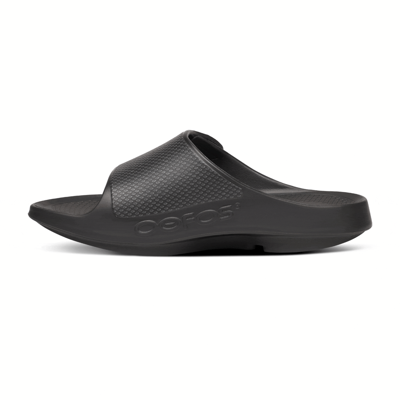 Bauer OOFOS Sport Flex Slide Sandals - Black - TheHockeyShop.com
