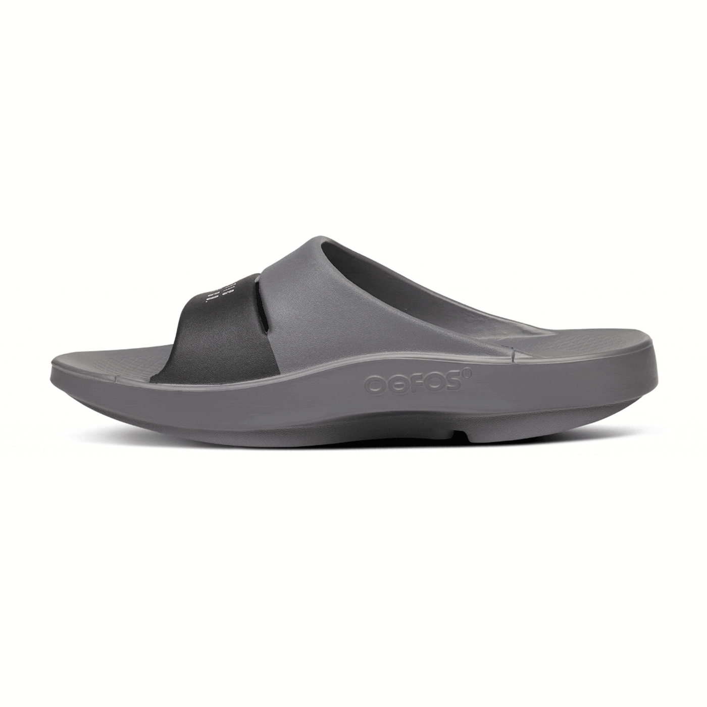 Bauer OOFOS Sport Slide Sandals - Grey - TheHockeyShop.com