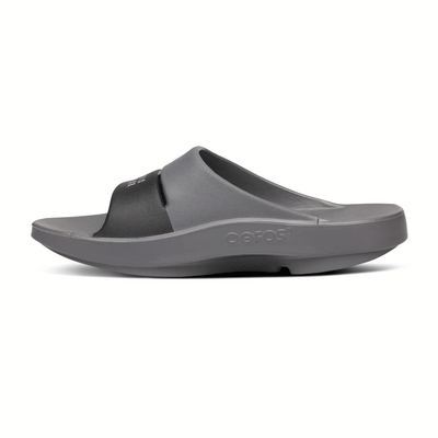 Bauer OOFOS Sport Slide Sandals - Grey - TheHockeyShop.com