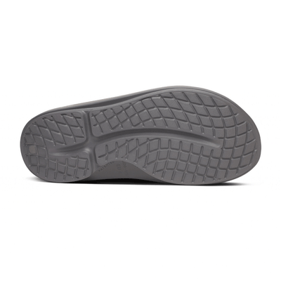 Bauer OOFOS Sport Slide Sandals - Grey - TheHockeyShop.com
