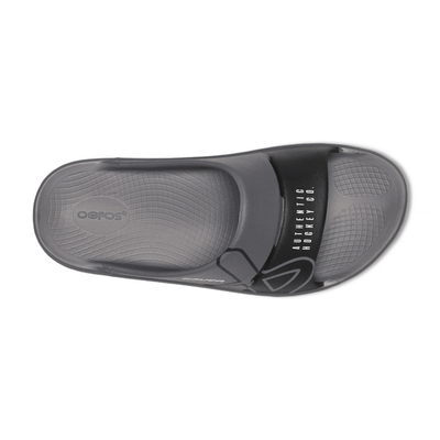 Bauer OOFOS Sport Slide Sandals - Grey - TheHockeyShop.com