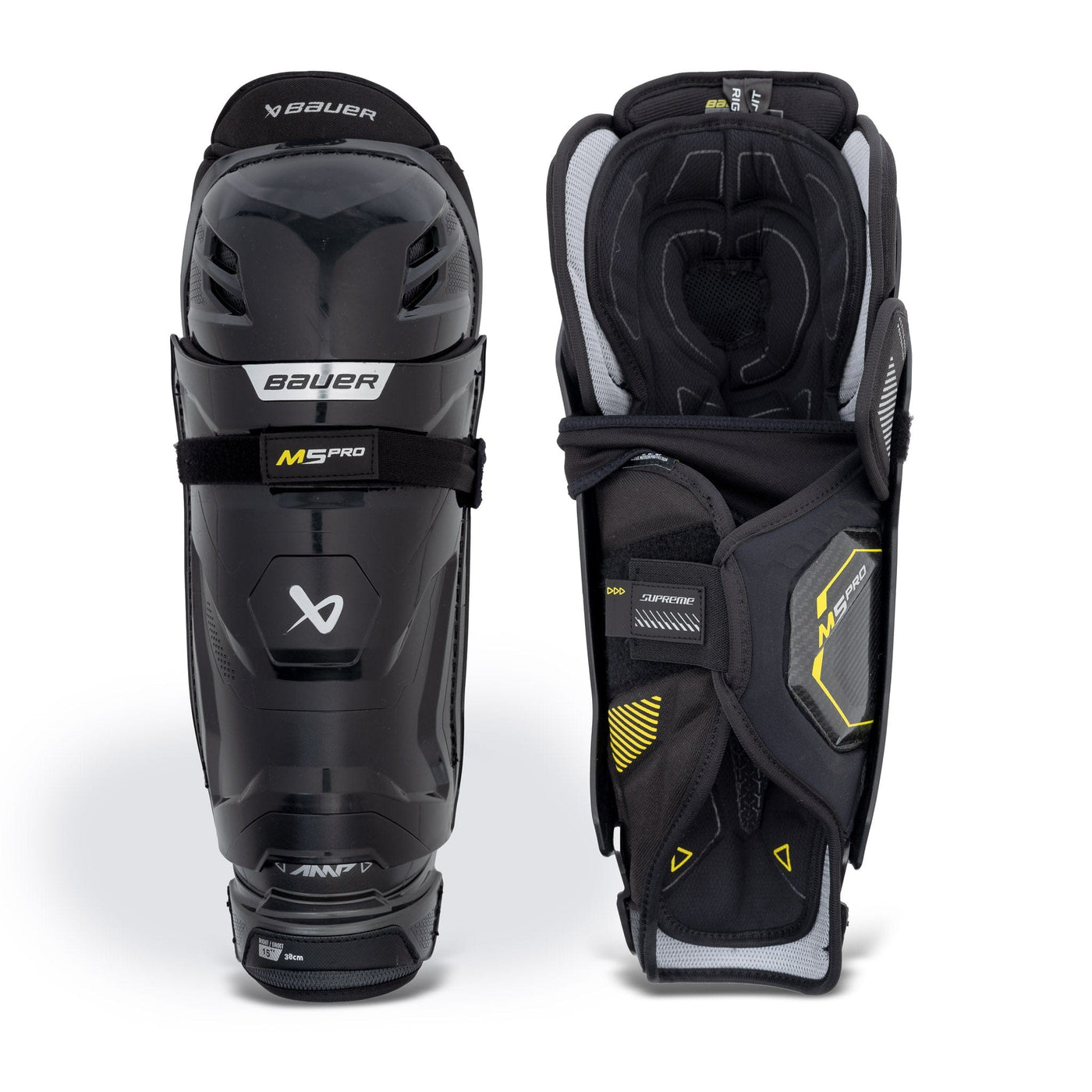 Bauer Supreme M5 Pro Senior Hockey Shin Guards - The Hockey Shop Source For Sports